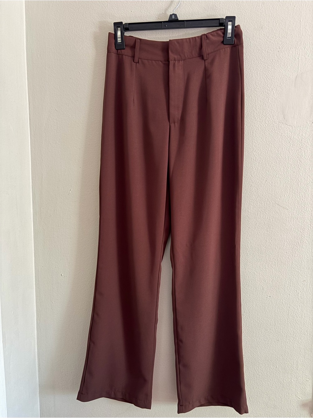 SHEIN Wide Leg Pants in Brown Size Small Like New